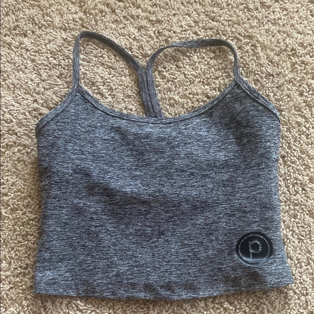 Beyond Yoga x Pure Barre Charcoal Space Dye Tank Top